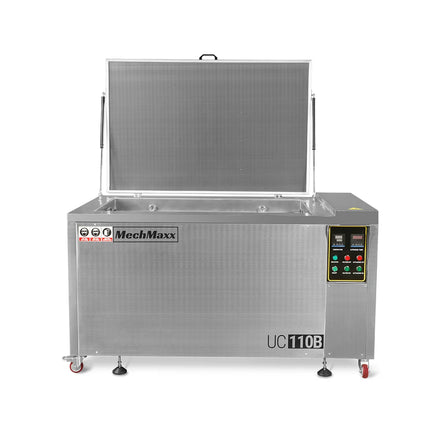 114 Gal / 432L Heavy Duty Industrial Ultrasonic Parts Washer, 28kHz 60 Transducers , SS304 Tank, 10kW Heater, 208–240V 3 Phase Power