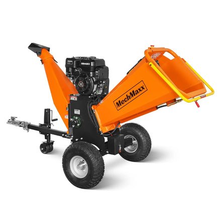 6 inch E-start ZONSEN 420cc 15hp Gasoline Engine Powered Drum Wood Chipper , P4206