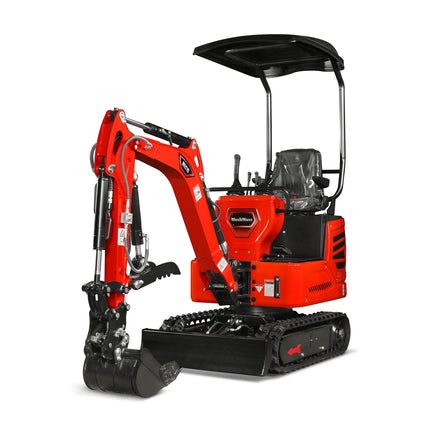 Mini Compact Excavator HONDA GX390 Engine, 65.7" Max. Digging Depth, 1Ton, 2280 LBS Operating Weight, MEC10