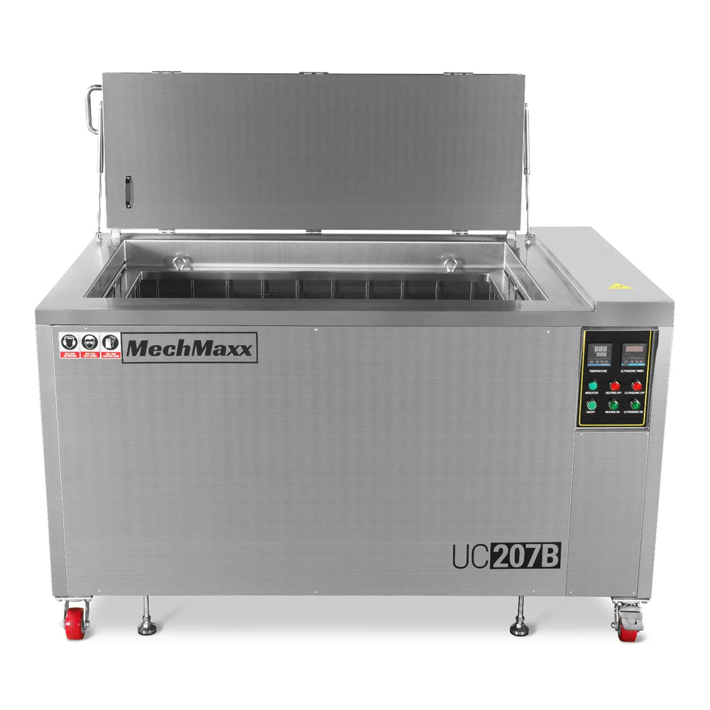 207 Gal / 785L Heavy Duty Industrial Ultrasonic Parts Washer, 28kHz 96 Transducers, SS304 Tank, 22kW Heater, 208–240V 3 Phase Power