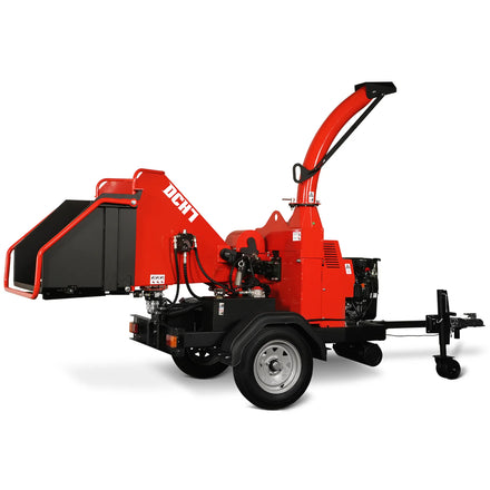 25hp 750cc Twin Cylinder ZONSEN Petrol Engine 7" Hydraulic Feeding Wood Chipper,  DCH7
