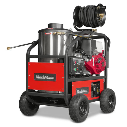 4000 PSI 4 GPM HONDA E-Start Engine Hot Water Pressure Washer with Hose Reel,  HPW40H