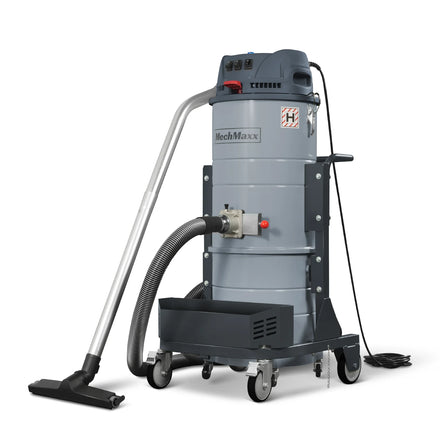 Industrial Wet/Dry Vacuum Cleaner with HEPA Filter Three Motor 3.3 HP 285 CFM 16 Gallon - 110V 1 Phase,  IVA3M