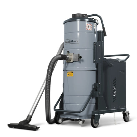 Industrial Wet/Dry Vacuum Cleaner with HEPA Filter Continuous Duty 8.6 HP 364 CFM 26.4 Gallon - 480V 3Phase,  IVB480