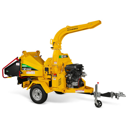 35hp 1000cc ZONSEN E-Start 8 inch Gas Powered Commerical Wood Chipper with Intelligent Hydraulic Feeding System ,  CROBA TX1000