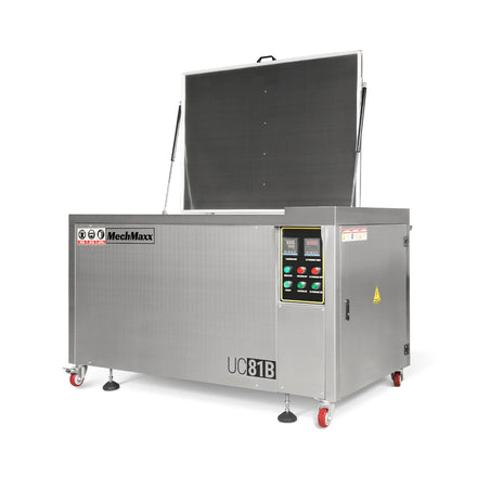 81 Gal / 308L Heavy Duty Industrial Ultrasonic Parts Washer, 28kHz 40 Transducers,  SS304 Tank, 10kW Heater, 208–240V 3 Phase Power