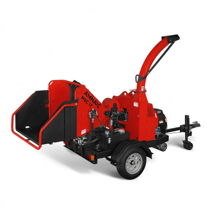 H-O-N-D-A GX690 22HP 688cc Twin Cylinder Gasoline Engine Powered 7" Hydraulic Feeding Wood Chipper,  DCH7