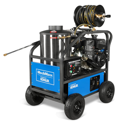 4000 PSI 4 GPM KOHLER E-Start Engine Hot Water Pressure Washer with Hose Reel,  HPW40K
