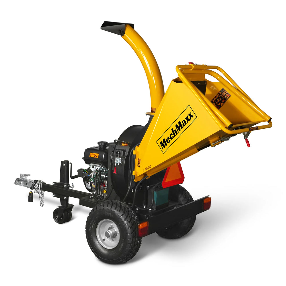 5 inch E-Start KOHLER 429cc 14hp Gasoline Engine Powered Disc Wood Chipper with Taillight ,  P4205