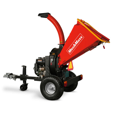 5 inch E-start DUCAR 420cc 15hp Gasoline Engine Powered Disc Wood Chipper with Taillight ,  P4205